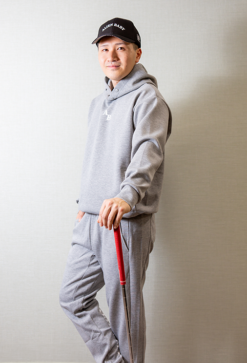 ALIEN BABY MENS DOUBLE HOODIE　ROGO SWEAT PANTS　コーディネイト